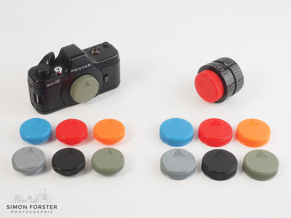 Pentax Auto 110 Body & Lens Caps By Forster UK