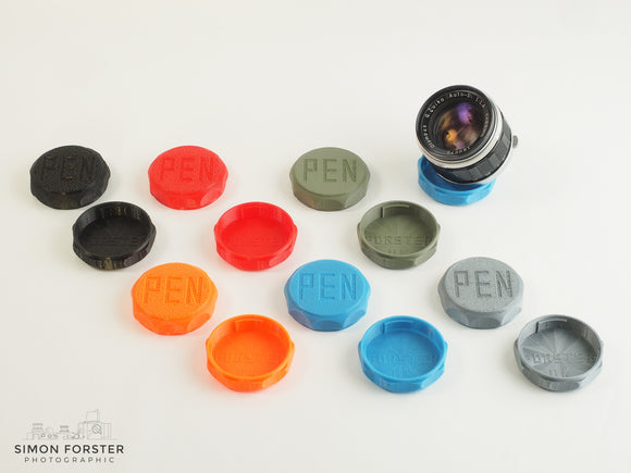 Olympus PEN Mount Rear Lens Cap (35mm Half Frame System Lenses) By Forster UK